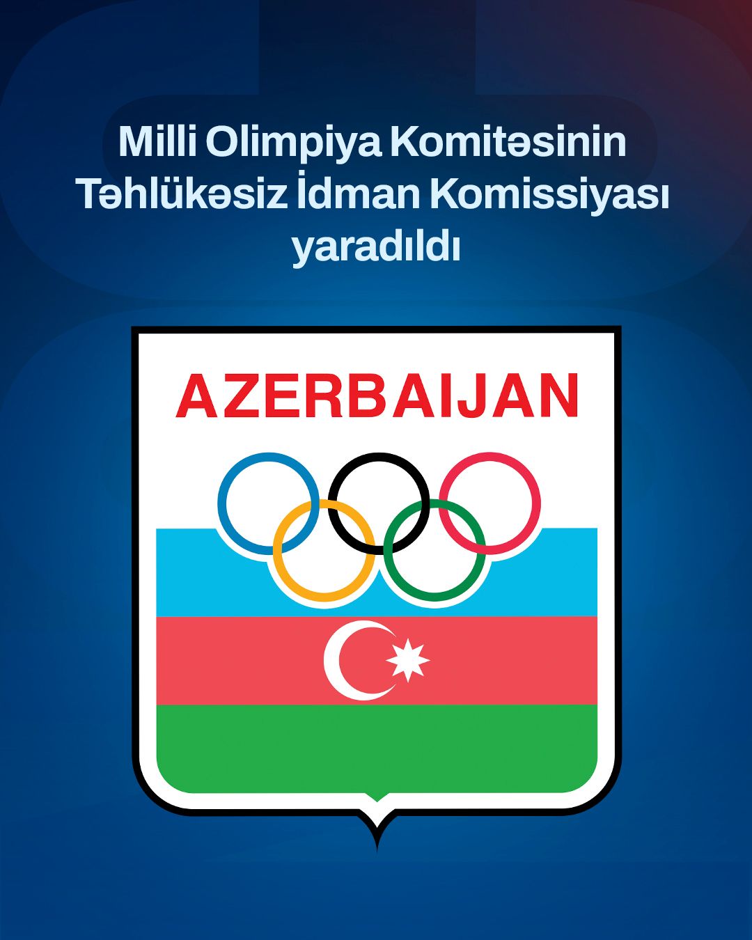 MOK-da Təhlükəsiz İdman Komissiyası yaradılıb